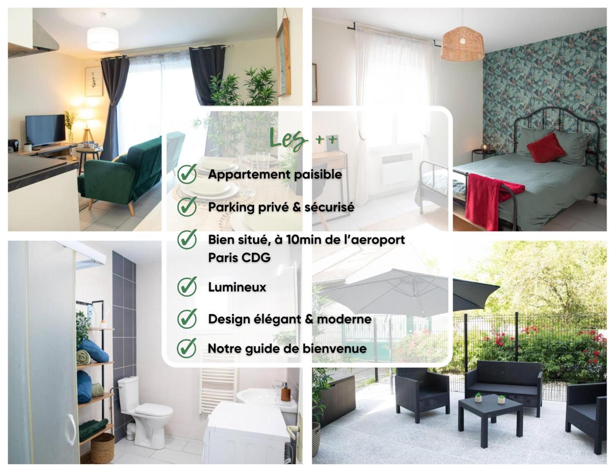 Djial - Proche De Cdg Et Du Parc Asterix Apartment Dammartin-en-Goele Exterior photo